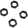 Reely 1:8 Écrous de roue autobloquants noirs 4 pièces (1528381)