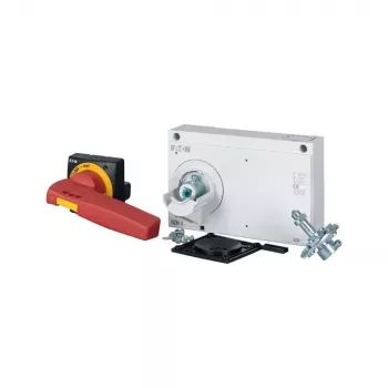 Eaton poignée rotative à couplage de porte rouge/jaune pour arrêt d'urgence NZM4-X (266618)