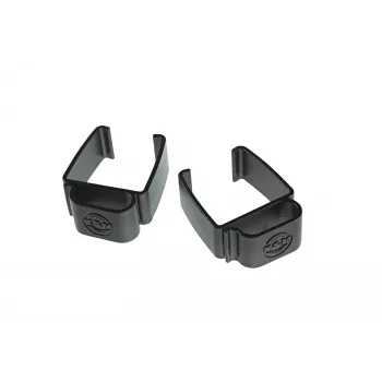 Pinces à câbles K&M 18809 pour supports de clavier Omega & Omega Pro, noires (lot de 2) 18809-000-55