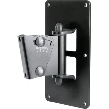 König & Meyer 24481 support de guitare mural pour guitares acoustiques, électriques et basses, noir, acier, charge admissible 25 kg 24481-000-55