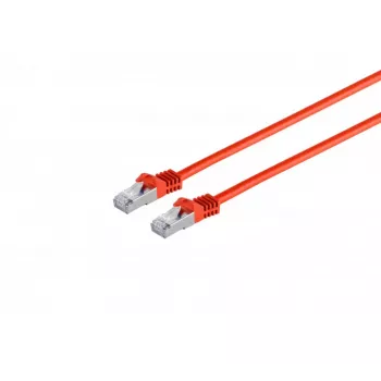 Câble patch Cat6a S/FTP Exertis Connect 79305R RJ45 vers RJ45 5 m, sans halogène, moulé, anti-accroche, rouge