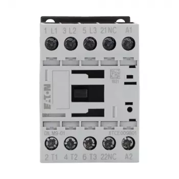 Contacteur Eaton DILM9-01, 3 pôles, 9 A, bobine 24 V AC 276729