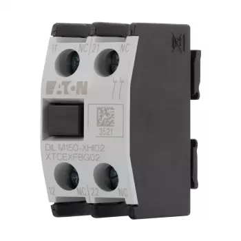 EATON DILM150-XHI11 bloc de contacts auxiliaires, 1NO+1NC, montage frontal, pour contacteurs DILM150-DILM500 277946