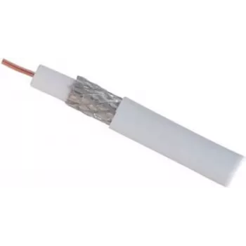 Câble coaxial SAT S CONN MAXIMUM CONNECTIVITY 1,0/4,6, blindé quadruple, CCS, >110 dB, 100 m, blanc 15-40001006