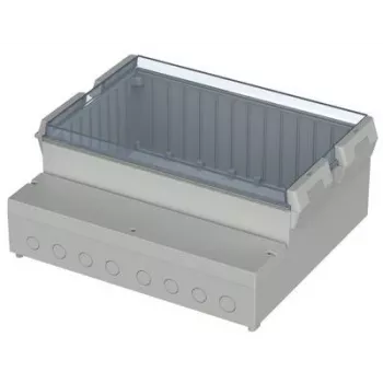 Boîtier de contrôleur Bopla RCP 2500, 257 x 217 x 132,5 mm, ABS/polycarbonate, gris clair 41250109