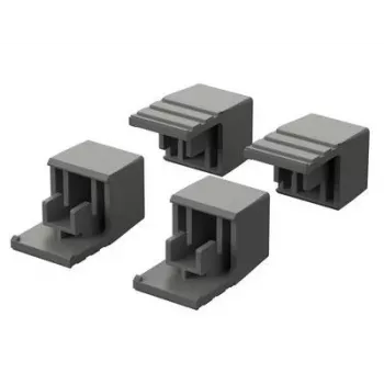Pieds de boîtier Bopla ULTRAMAS, gris clair, 4 pièces 56012000
