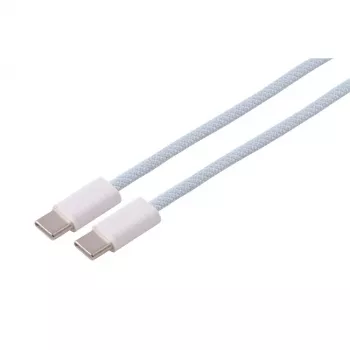 Câble de charge USB-C S CONN MAXIMUM CONNECTIVITY, 2.0, 240 W, bleu, textile, 2,5 m (14-22251)