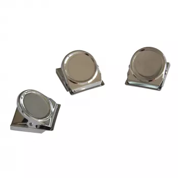Pince magnétique FRANKEN HMC35, 40 x 35 mm, force de maintien 500 g, argent