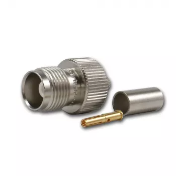 Connecteur femelle TNC TELEGÄRTNER pour RG-58, 50 Ohm, sertir/souder, DC-11 GHz