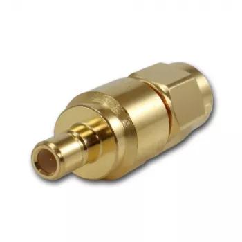 Adaptateur coaxial SMA mâle vers SMB mâle Telegärtner 50 Ohm J01155A0021