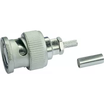 Connecteur mâle BNC pour câble à sertir Telegärtner G07 / G29 50 Ohm, Professional, pour RG-316/U et 0,45/1,4, 1 pièce J01000A1294