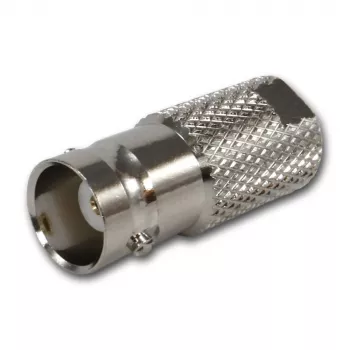 Adaptateur coaxial TELEGÄRTNER J01008F0068 femelle BNC vers mâle FME, 50 ohms, droit, laiton nickelé