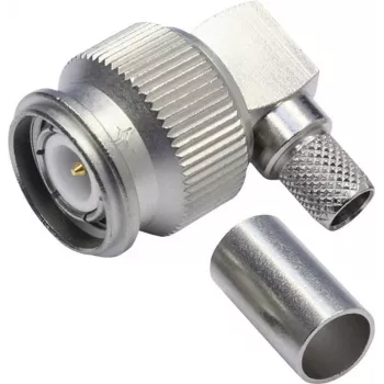 Connecteur à sertir coudé TNC Telegärtner, 50 ohms, pour câble G30, lot de 5 J01010A0037