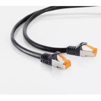 Câble de raccordement extérieur Cat.6A S/FTP S CONN MAXIMUM CONNECTIVITY, 3 m, noir 08-26045