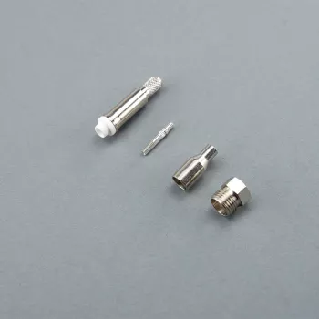 Connecteur femelle FME à sertir Telegärtner pour RG-316/U, 50 ohms, nickel/or, 1 pièce J01701A0008Z