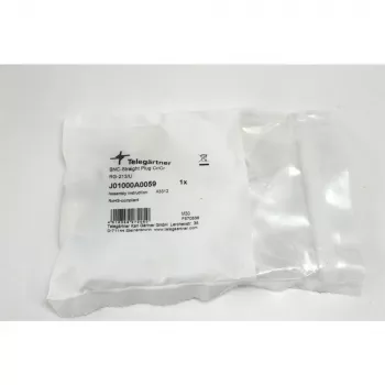 Connecteur mâle de câble BNC à sertir Telegärtner, 50 ohms, RG-213/U, 1 pièce (J01000A0059)