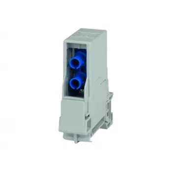 Module de connexion fibre optique TELEGÄRTNER STX pour rail DIN avec adaptateurs ST et SC duplex, monomode/multimode H82000A0022
