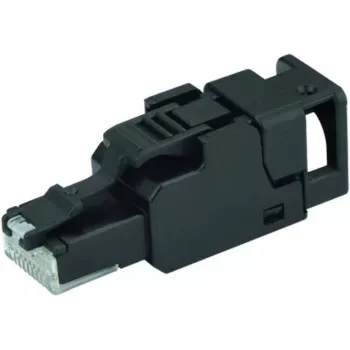 Connecteur RJ45 Telegärtner 100023052 UFP8 Cat.6A non blindé à raccorder sur site T568B