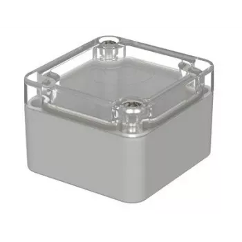Boîtier universel Bopla EUROMAS M 205 G, 52 x 50 x 35 mm, polycarbonate, gris clair 02205400