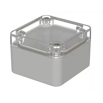 Boîtier universel Bopla EUROMAS M 205 G, 52 x 50 x 35 mm, polycarbonate, gris clair 02205400