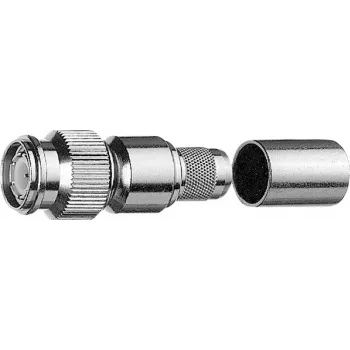 Connecteur TNC mâle à sertir Telegärtner G37 50 Ohm droit Professional (J01010A0049)