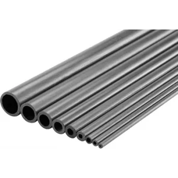 Tube en fibre de carbone Reely 8 mm x 1000 mm (diamètre intérieur 6 mm)