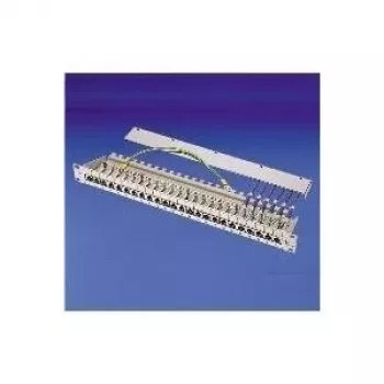 Panneau de brassage modulaire TELEGÄRTNER MPP16-HS 16 ports, 1U, gris clair RAL 7035 J02022A0050