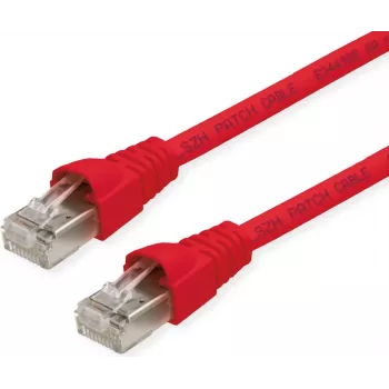 Câble réseau Cat6a S/FTP Telegärtner 100008681, rouge, 3,5 m