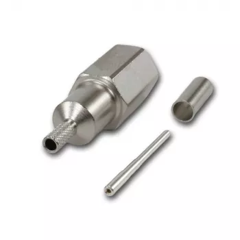 Connecteur de câble FME Telegärtner à sertir G07 sertir/sertir, Low Cost, 15 dB / 2 GHz, B2725, G07 (RG-316/U) - 5 pièces J01700A0010