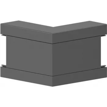 Angle extérieur GGK BR 60x130/80-AE 60x130/80 RAL 9005 PVC (12793)