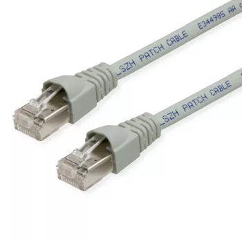 Câble patch TEGA Cat.6A IEC MP8 FS 500 LSZH TELEGÄRTNER, 7 m, gris L00004A0093
