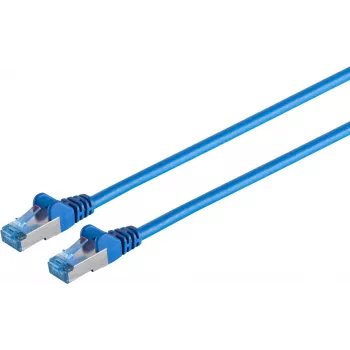 Câble réseau S-Conn Cat6a S CONN MAXIMUM CONNECTIVITY, 0,5 m, bleu, S/FTP (S-STP) 75711-0.5B