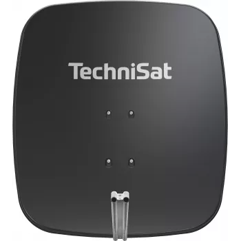 TechniSat SATMAN 65 PLUS Satellite Dish - 65 cm, 35.7 dBi Gain, HDTV, Mast Mount, Light Grey