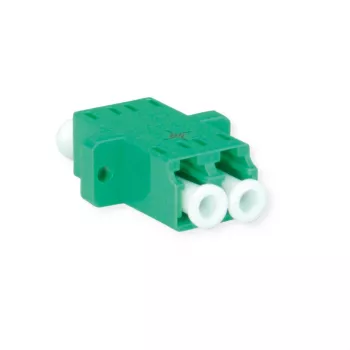 Connecteur de fibre optique monomode LC/APC Telegärtner J08071A0021, vert