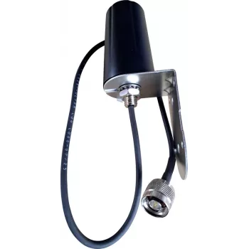 Antenne omnidirectionnelle Wittenberg Antennen Poly-103555 5G LTE, câble 0,5 m, connecteur N, 50 Ohm, blanche