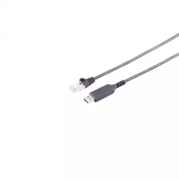 Câble adaptateur USB-A vers RJ45 Gigabit Ethernet S CONN MAXIMUM CONNECTIVITY, 1 m, noir 13-52025