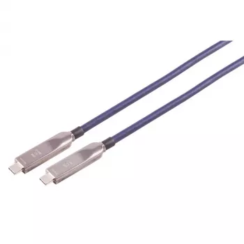 Câble hybride USB-C S CONN MAXIMUM CONNECTIVITY 3.2 8K 10G 60W TPU 10m (30-44071)