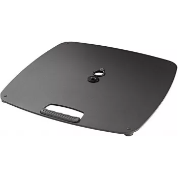 Plaque de base pour pied d'enceinte König & Meyer 26705 noire structurée 26705-000-56