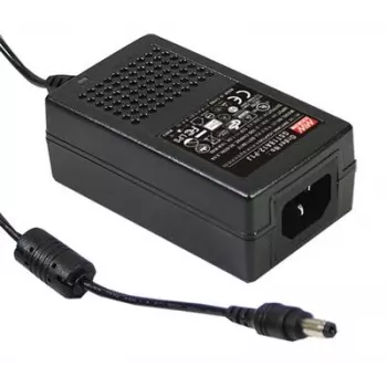 MEAN WELL GST18A24-P1J Adaptateur secteur de bureau, 24 V, 0,75 A, 18 W
