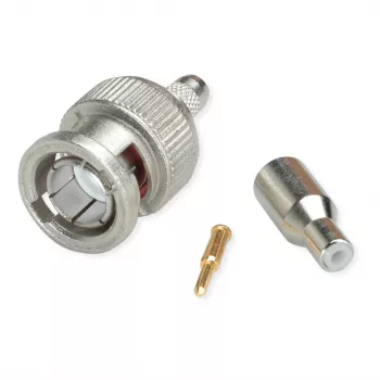 Telegärtner BNC Connecteur de câble à sertir G04 75 Ohm, sertir/sertir, Standard, A2505, G04 (RG-179B/U) - 1 pièce