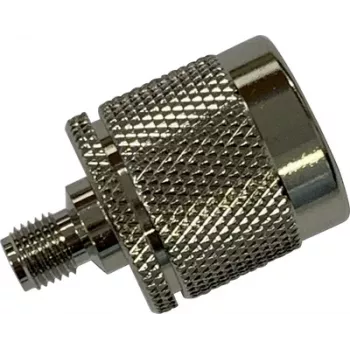 Wittenberg Antennen 103511 Adaptateur RF SMA femelle vers N mâle, 50 Ohm, laiton nickelé