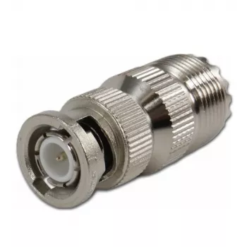 Adaptateur coaxial Telegärtner BNC mâle vers UHF femelle J01008A0803