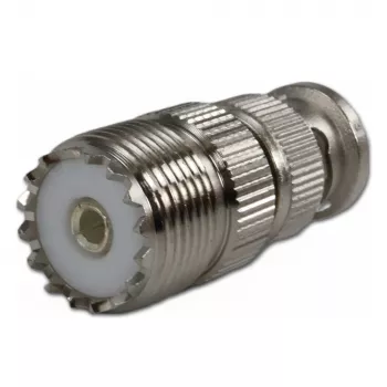 Adaptateur coaxial Telegärtner BNC mâle vers UHF femelle J01008A0803