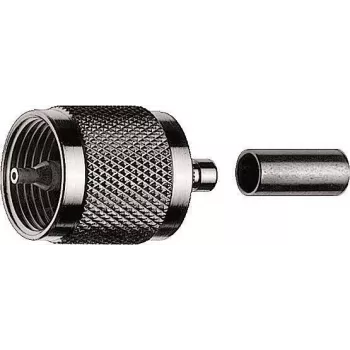 Fiche à sertir UHF Telegärtner G01 pour RG-58 C/U, 50 Ohm, nickel/or, 1 pièce J01040A0001