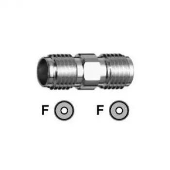 Adaptateur coaxial TELEGÄRTNER 100024790 SMA femelle vers SMA femelle, 50 Ohm, DC-18 GHz, laiton nickelé