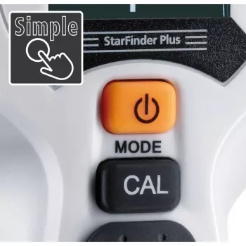 Laserliner StarFinder Plus 080.972E détecteur de murs et de montants avec détection du bois, du métal et des câbles AC sous tension