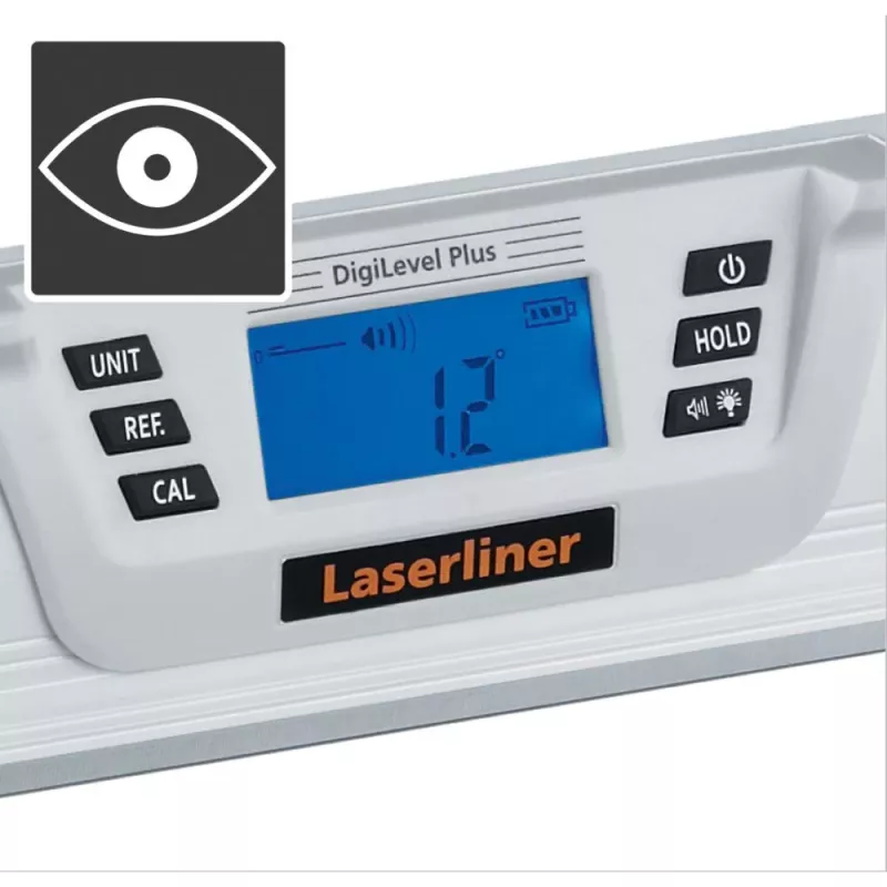 Niveau à bulle numérique Laserliner DigiLevel Plus 25 081.249E