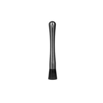Ensemble décorateur de bord de verre à cocktail et pince Lurch gris fumé 240799