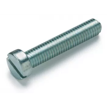Cimco vis à tête cylindrique M3x20 DIN 84a acier zingué, fendue, 100 pièces 190808