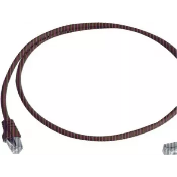 Câble de raccordement Cat 6A S/FTP Telegärtner, 2 m, rouge, un RJ45 coudé L00001A0157